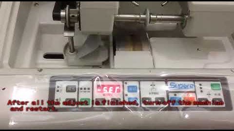 Wheel Calibration about Auto lens edger ALE-420