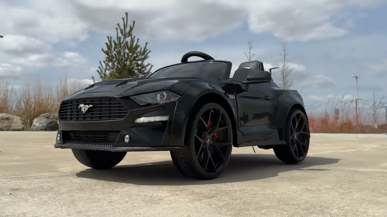 Truly handsome machine! Ford Mustang 24V Kids Ride on Car with Drift Function! 
