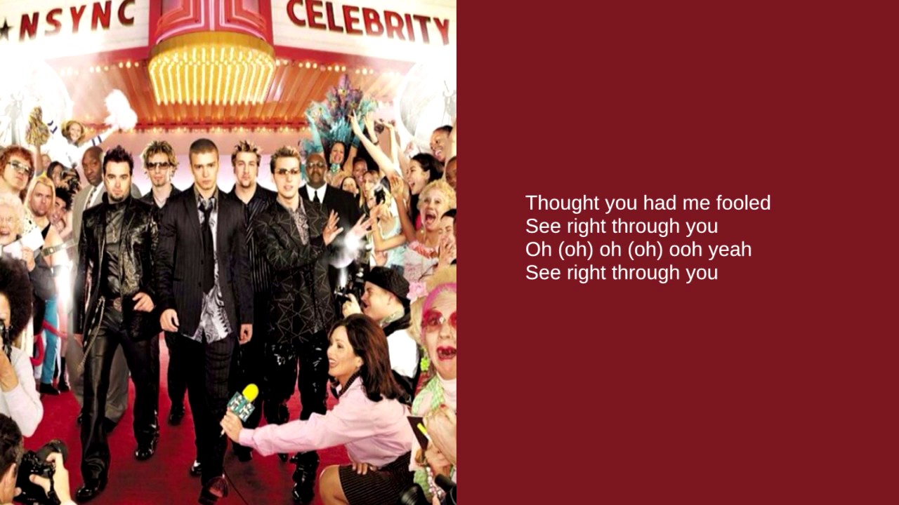 N Sync 09 See Right Through You Lyrics Youtube