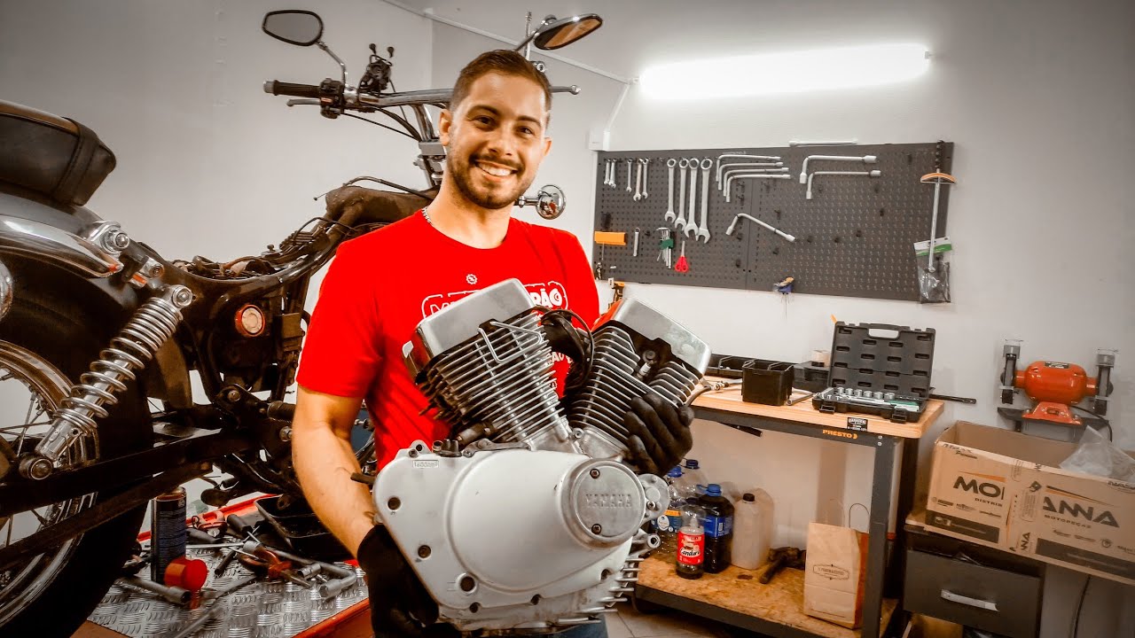 Desmontamos a Virago 250 ( só surpresa! )