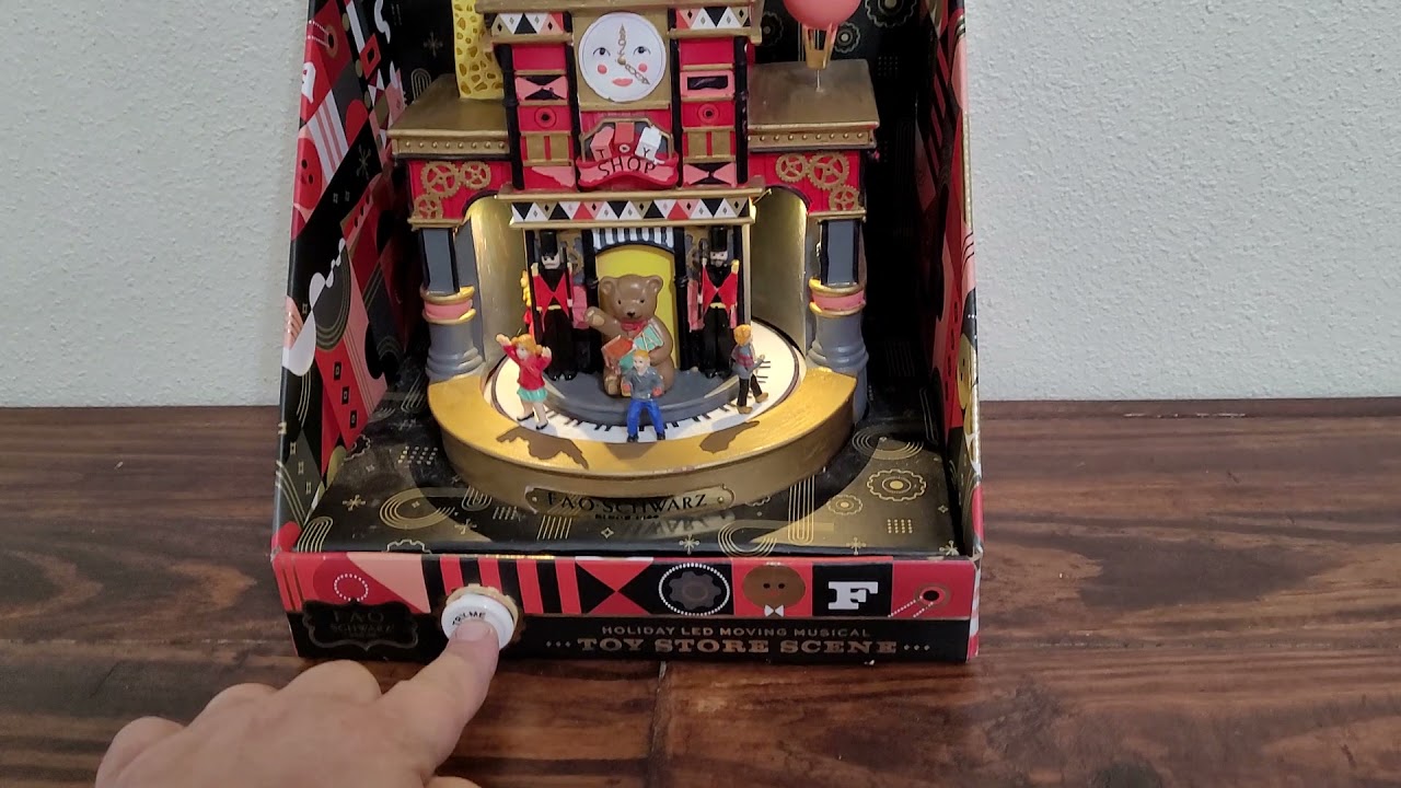 FAO Schwarz Holiday LED Moving Musical Toy Store Scene (FOR SALE ON EBAY) YouTube
