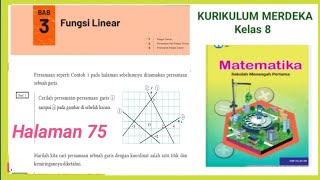 Kunci jawaban matematika kelas 8 hal.75  soal 1-2 Kurikulum merdeka Bab fungsi 3@GUcilchaNEL1964