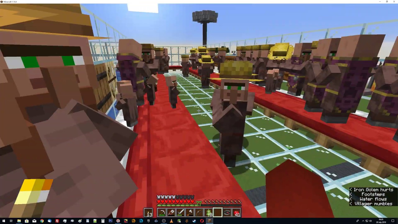 Minecraft FlatWorld Episode 17 Creating Jobs YouTube
