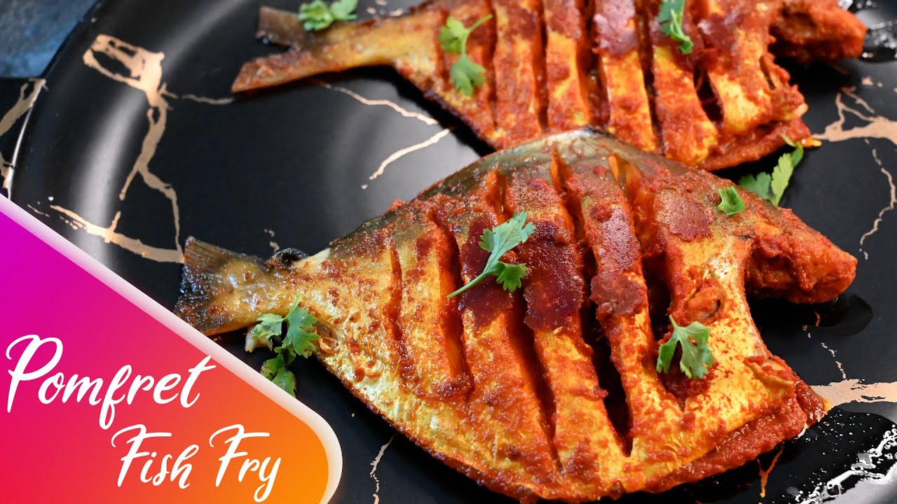 Pomfret Fish Fry Tawa Fish Fry Recipes Indian Style Fish Fry YouTube