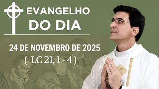 Download Lagu EVANGELHO DO DIA (24.11.2025) | Lc 21, 1 - 4 | Orando com o Pastor Reginaldo Manzott MP3