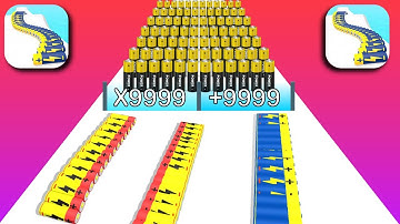 Battery Run, Count Master, Jelly Run ​-All Levels Gameplay Android,ios Relaxing Max Update Video 999