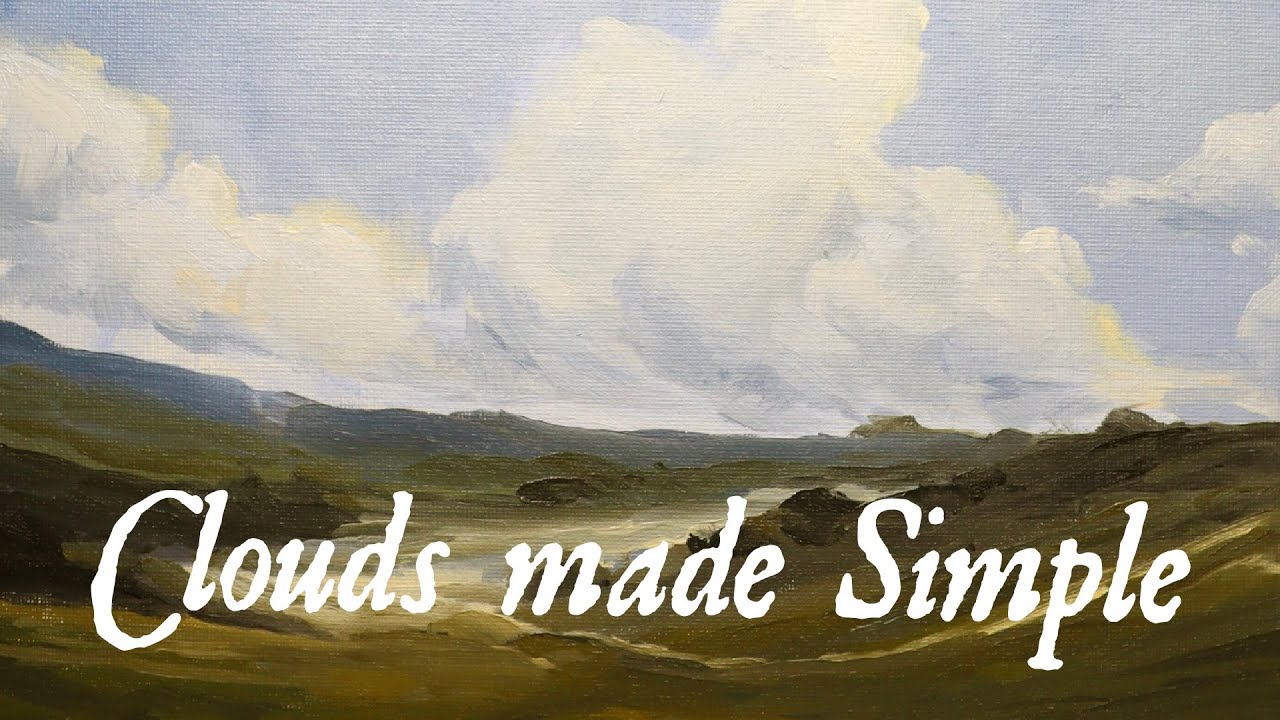 Dreamy Cloud Landscape Step by Step | Easy Oil Painting for Beginners