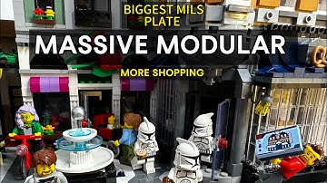 MASSIVE LEGO MODULAR AND MILS PLATE !