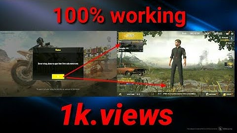 PUBG MOBILE LITE 100% fix server error problem for android