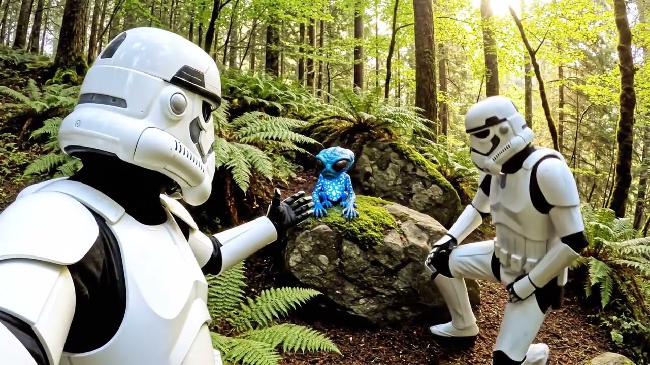 Stormtroopers Help Lost Alien Find Its Family
