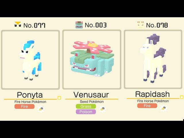 Ponyta, Pokémon Quest Wiki