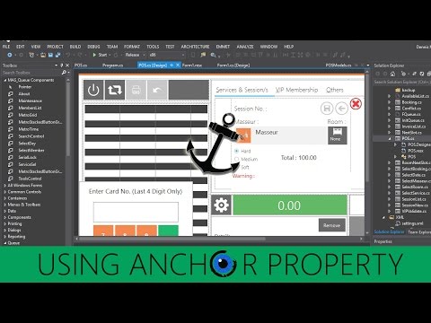 Using Anchor Property - Winforms Quick Tuts