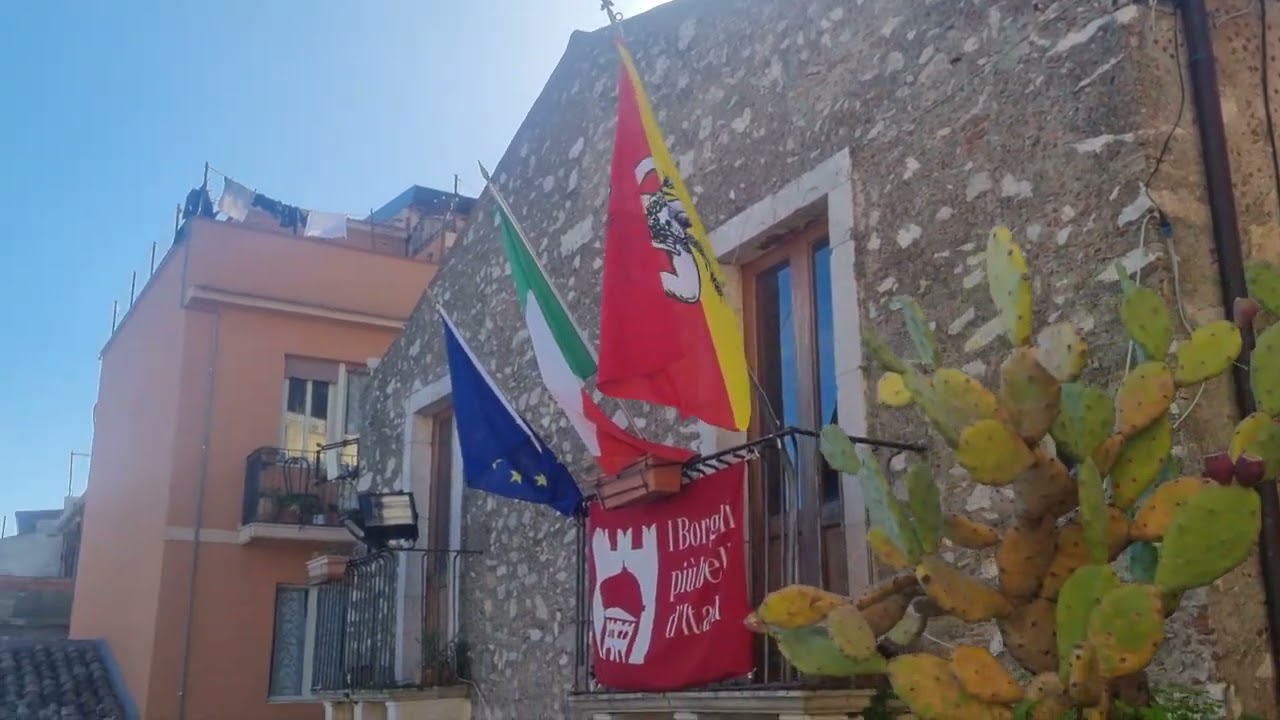 Castelmola, Sicily / Norman castle / Taormina / Mount Etna