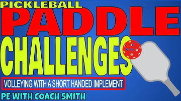 PADDLE & BALL CHALLENGES- PE WARM up Activity