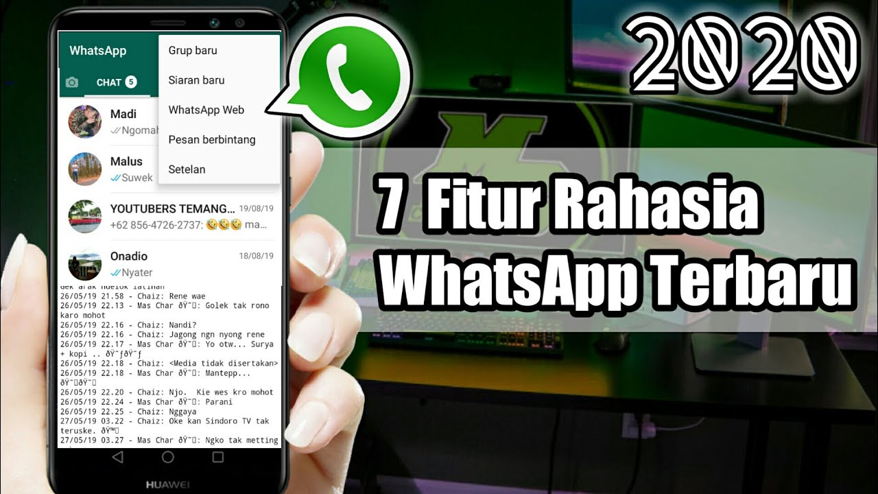 Terbaru 7 Fitur Whatsapp Terbaru 2020 Yang Belum Diketahui Whatsapp Secret Features Youtube