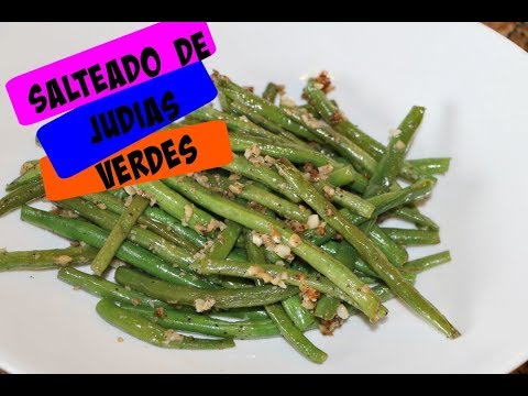 Judías verdes salteadas chinas