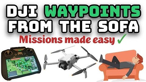 Waypoints tutorial - DJI Drone flying made easy! #dji #waypoint #mini4pro #drone