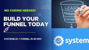 Build Your First Funnel Today 🚀 No Coding Needed with Systeme io Step by Step