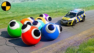 Cars vs Rainbow Friends Lookies 😱 BeamNG.Drive