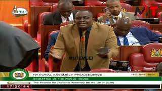 Junet Lectures MPs For Crying out Loud instead of Making Finance bill better for Kenyans!