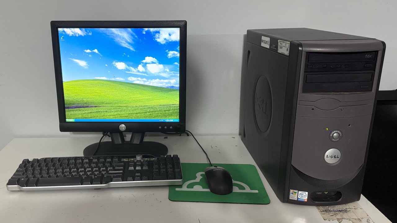 Windows XP DELL PC - YouTube