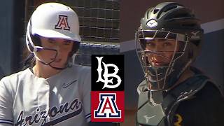 Long Beach State vs #14 Arizona Women's College Softball Highlights Full Game 2026 screenshot 4
