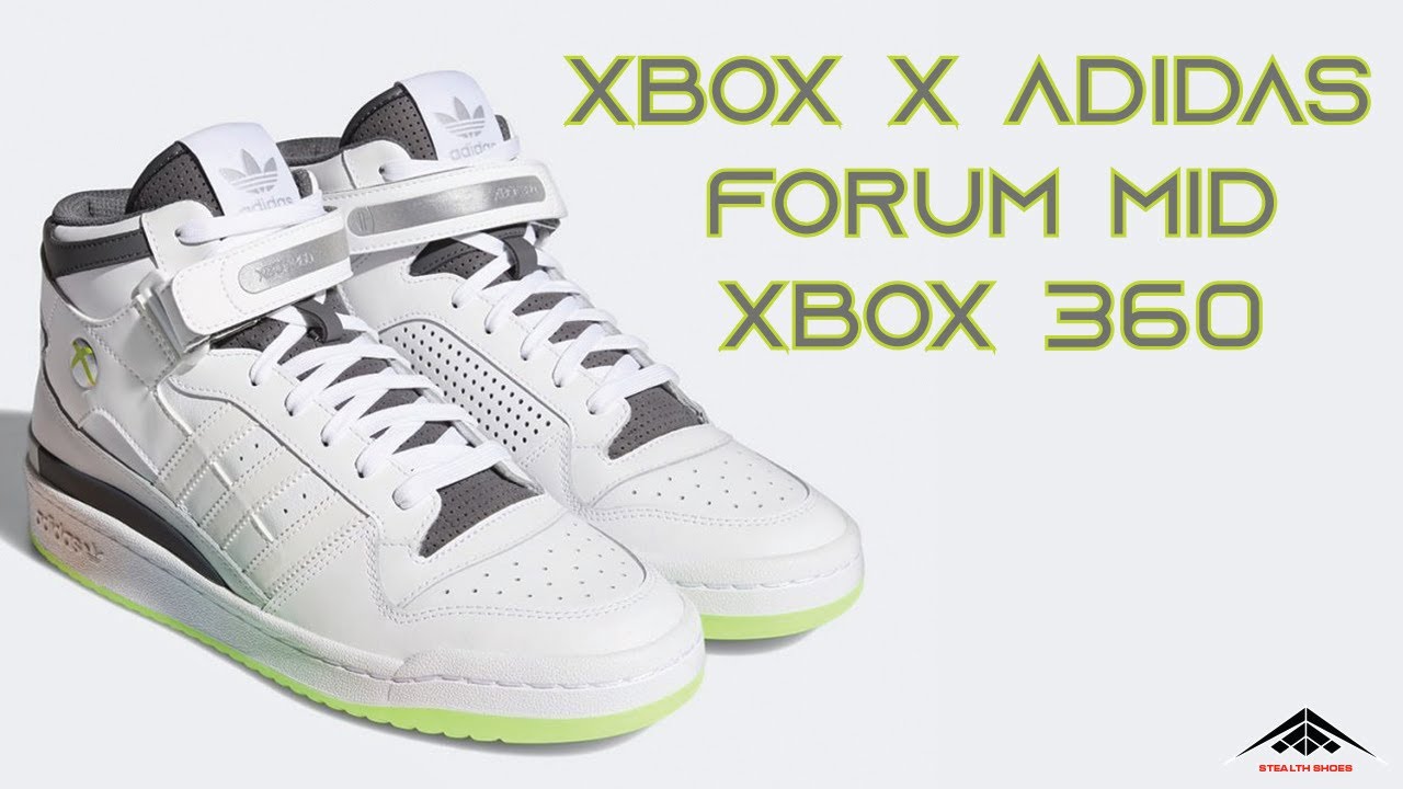Xbox x adidas Forum Mid Xbox 360 Shoes Exclusive Look & Release Date + Price