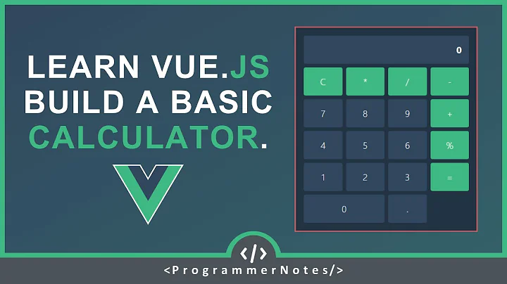 Build a calculator app with Vue JS