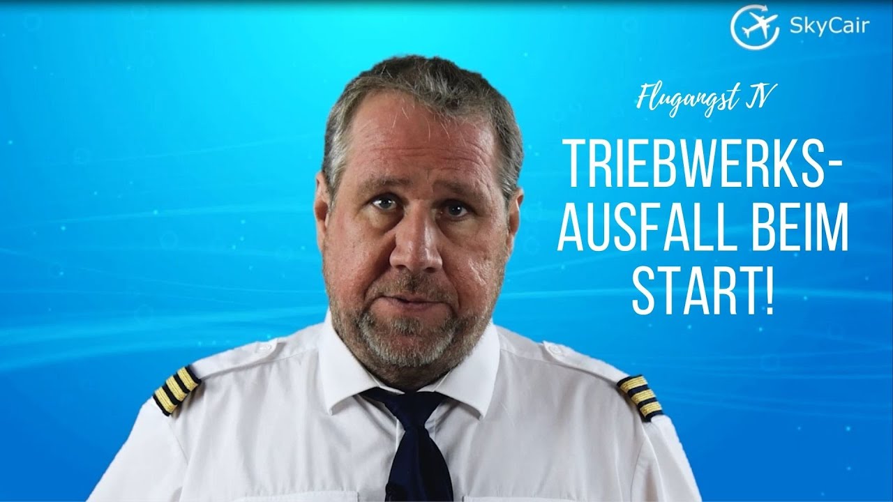 Triebwerksausfall beim Flugzeugstart und Angst im Flugzeug!