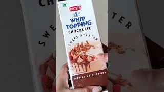 New Chocolate Whipping Cream Review?Instant Chocolate Cream chocolatecake trendingcake cake