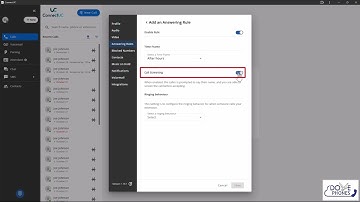 06 - Answering Rules - ConnectUC Desktop Client Tutorial - Dove Phones VoIP