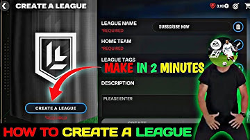 How To Create LEAGUE In FC Mobile 25 | League Update | FC Mobile 25 | FC Time |
