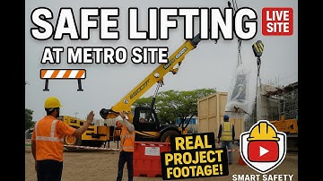 Safe Equipment Lifting at Metro Rail Project | Heavy Lift Safety Procedure Explained