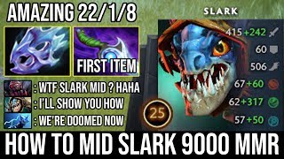 Famous How to Ez Mid Slark Like a 9000 MMR | Non-Stop Hunting Food + 220 Attack Speed Max Agi Vs Pro Brood Profile