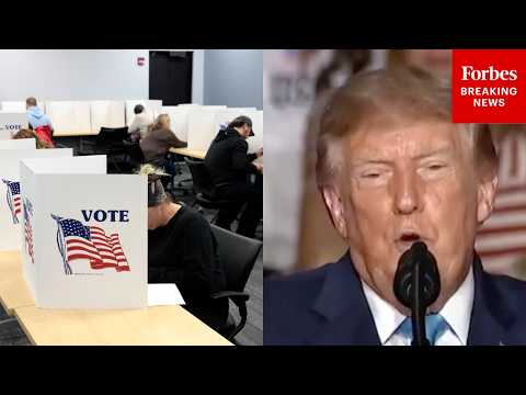 'It's A Disgrace': Trump Rips Democrats, Claims They Oppose Voter ID Laws To 'Cheat' Election