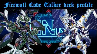 Firewall Code Talker deck profile June 2023+8-INTERRUPTION EXTRA LINK COMBO!