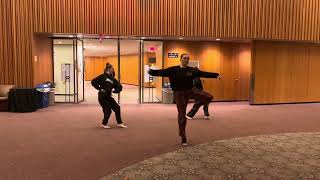 Tiramisu rehearsal - just a quick run through in the lobby!
