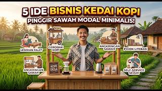 5 Ide Bisnis Kedai Kopi Pinggir Sawah Modal Minimalis!