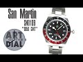 San Martin SN0109-G BB58 GMT Homage NH34 Watch Review - Art of the Dial