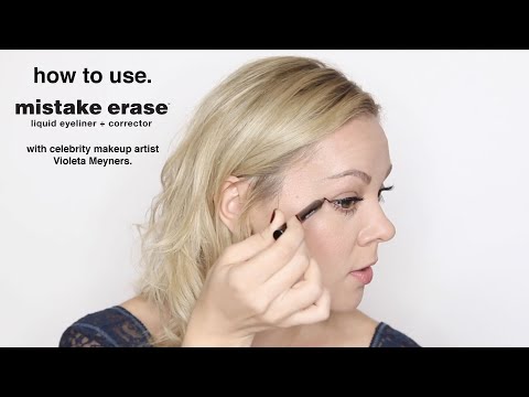 Comment utiliser l'erreur Effacer Eyeliner + Correcteur