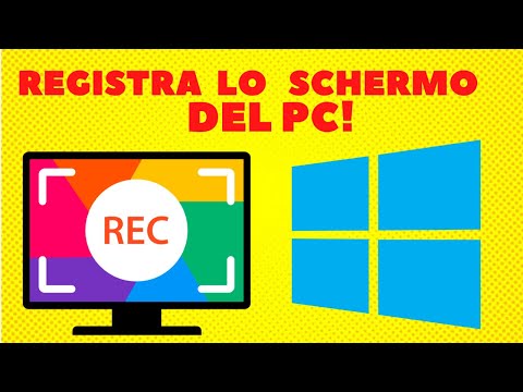 come REGISTRARE lo SCHERMO del PC GRATIS ! (2020)