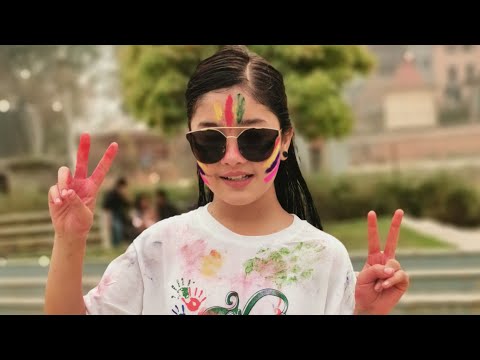 #Yogisha khatri #Happy holi to you all 💜❤️❤️💜