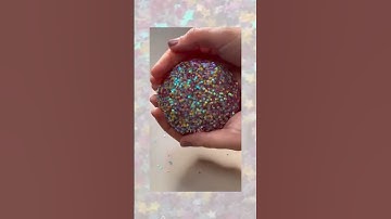 Trying glitter 🎉🍁glue for the first time 🤩👌 #shorts ASMR,💜💜💜💜 videos makeup mixing amazing