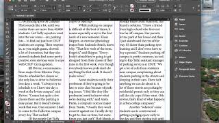 Lab 4 InDesign Intro and Character Styles