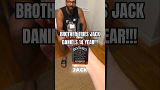 MY BROTHER TRIES JACK DANIELS 14 YEAR!!!#bourbonwhiskey #bourbon #whisky #whiskey #whiskeytube