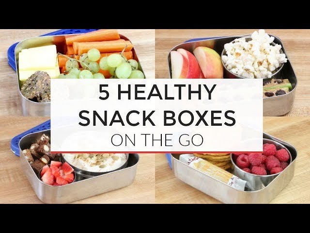 5 Easy Healthy Snack Boxes for On-The-Go | Clean & Delicious