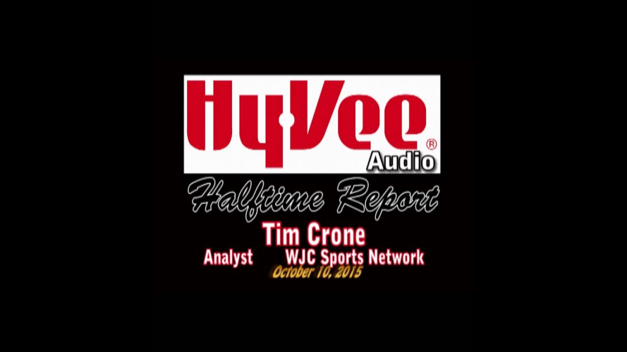 HyVee Halftime Audio: Tim Crone (October 10, 2015)