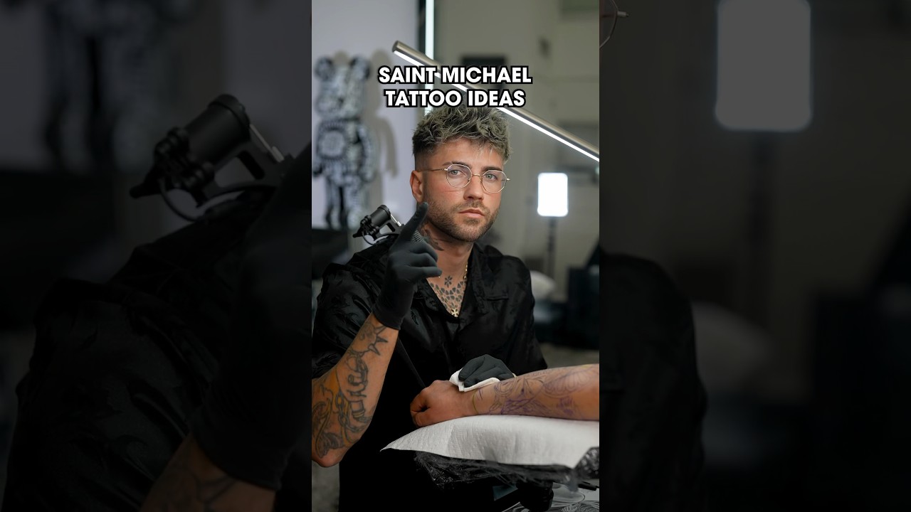 Religious Tattoos: Saint Michael the Archangel ⚔️ 