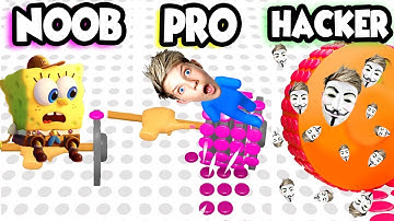 Can We Go NOOB to PRO to HACKER in ROLLER PRESS RUN! Prezley