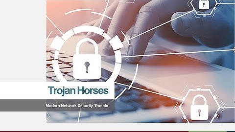 02 07  Modern Network Security Threats - Trojan Horses